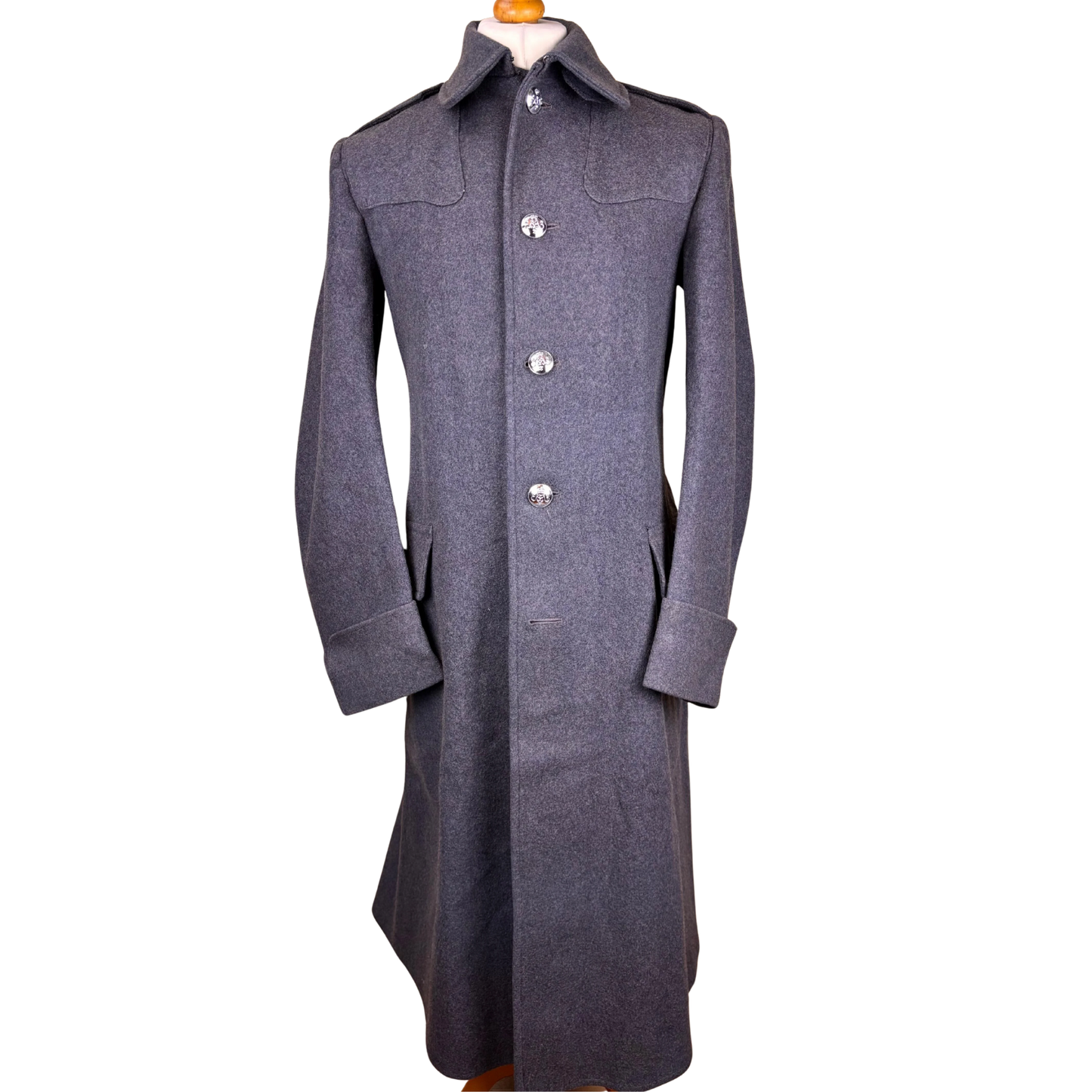 British Army Guards Wool Military Greatcoat-vintage military overcoat