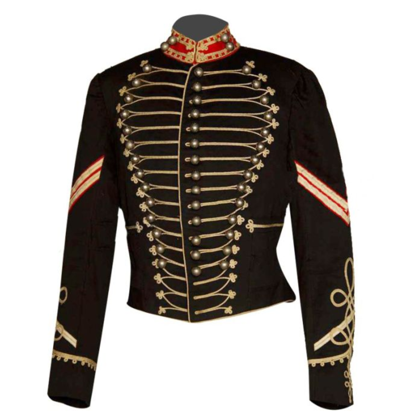 Men's Black Wool America Cavalry Jacket | Military Style Jacket-cosplay cavalry coat