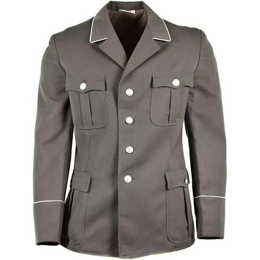 Men's East German Army Service Officer Dress Uniform | Grey NVA Military Jacket