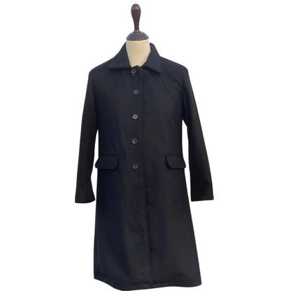 Men’s Black Wool Inverness Cape Coat – Victorian Sherlock Holmes Cloak | Long Victorian Christmas Coat