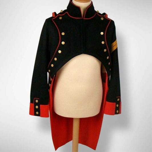 Men’s Black Reproduction French Cavalry Napoleonic Uniform Coat