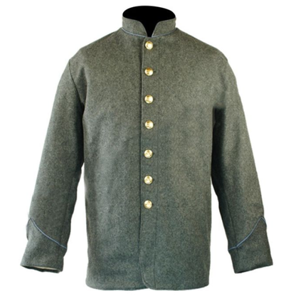 Men's Civil War Confederate Shell Jacket in Grey Wool | Historical Military Jacket