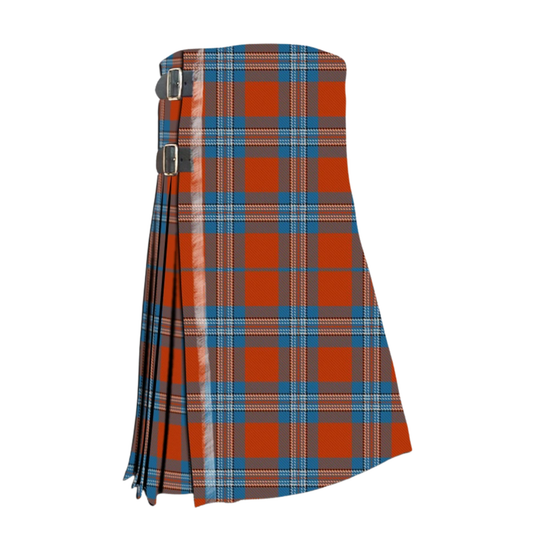 Irn Bru Tartan Kilt – Custom Made 8 Yard Kilt