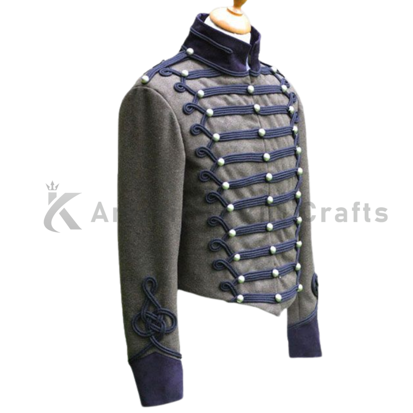 Men's Richard Sharpe Military Jacket | Napoleonic Hussar Style Wool Uniform Coat