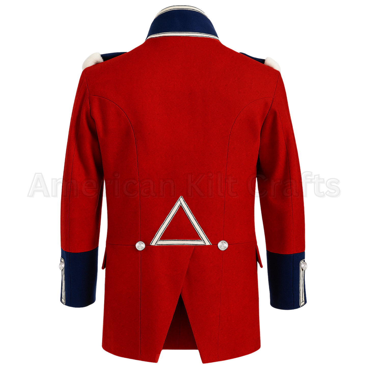 Men’s British Redcoat Jacket – 18th Century Military Tailcoat Uniform