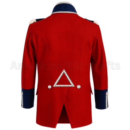 Men’s British Redcoat Jacket – 18th Century Military Tailcoat Uniform