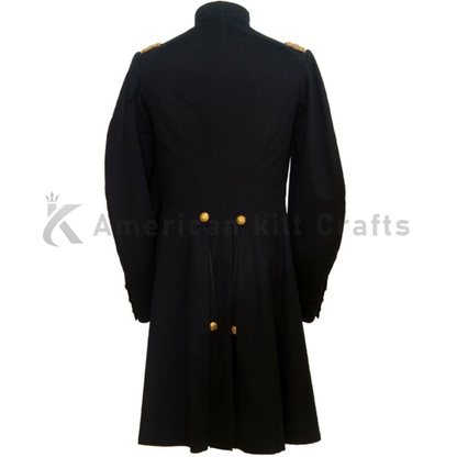 Men's Victorian Military Frock Coat-Historical 19th Century Stage Uniform