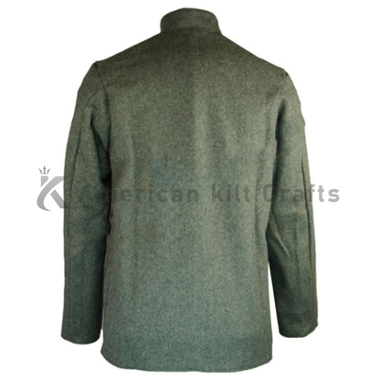 Men's Civil War Confederate Shell Jacket in Grey Wool | Historical Military Jacket