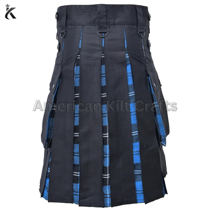 Custom Ramsey Blue Hybrid Kilt – Made for Comfort & Style