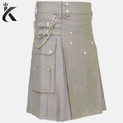 Tactical Combat Cargo Utility Kilt – Rugged, Durable, and High-Performance Workwear