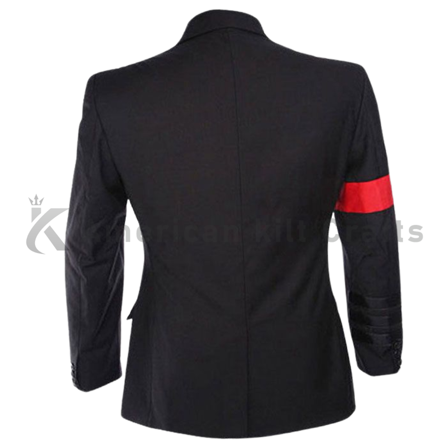 Men's Michael Jackson Informal Bad Buckle Blazer| Black Costume Jacket-Cosplay blazer