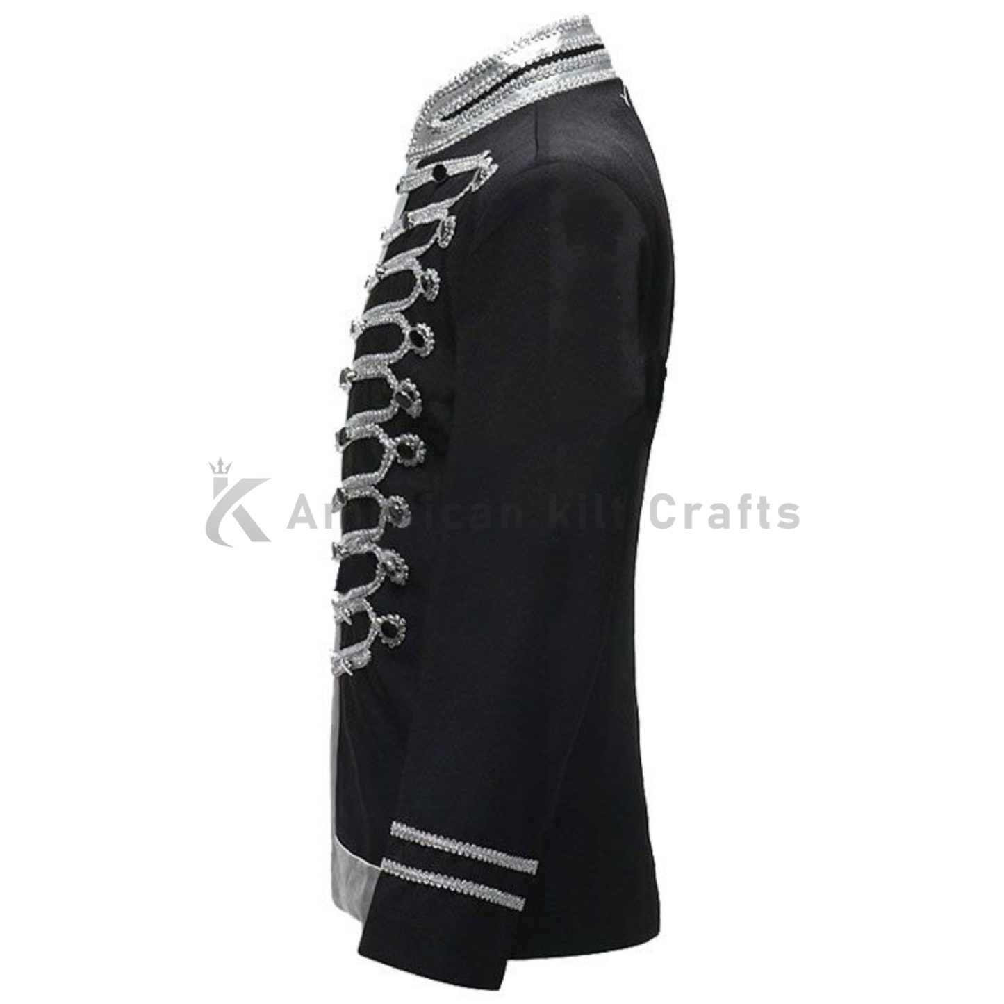 Men Black Suit Notched Lapel Jacket – Vintage Cotton Dinner & Wedding Party Blazer |Wedding & Party Jacket