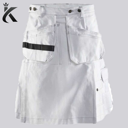 Carhartt White Utility Work Kilt – Durable, Functional, and Stylish