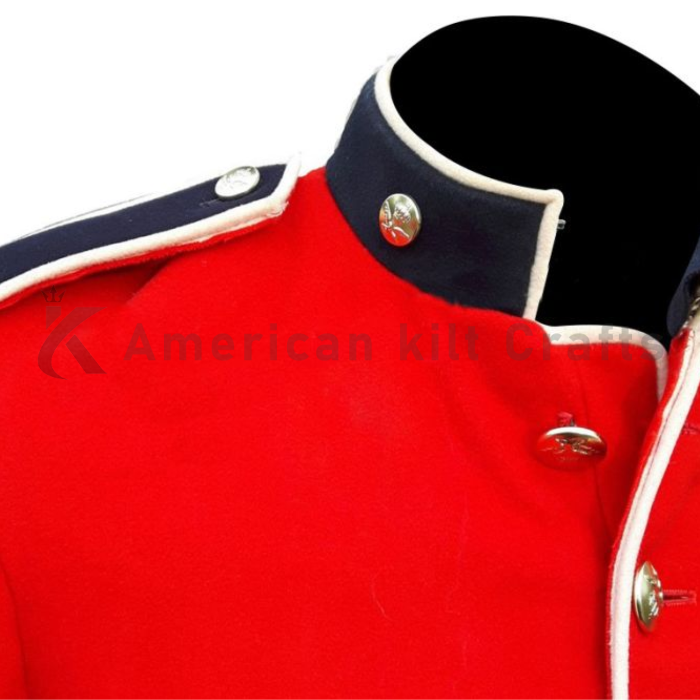 Men's British Officer Red Army Wool Uniform Dress Tunic Jacket |British army uniform