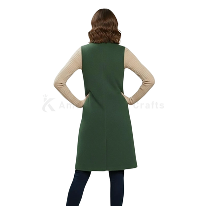 Women’s Sleeveless Long Knit Cardigan Vest | Longline Open Front Outerwear