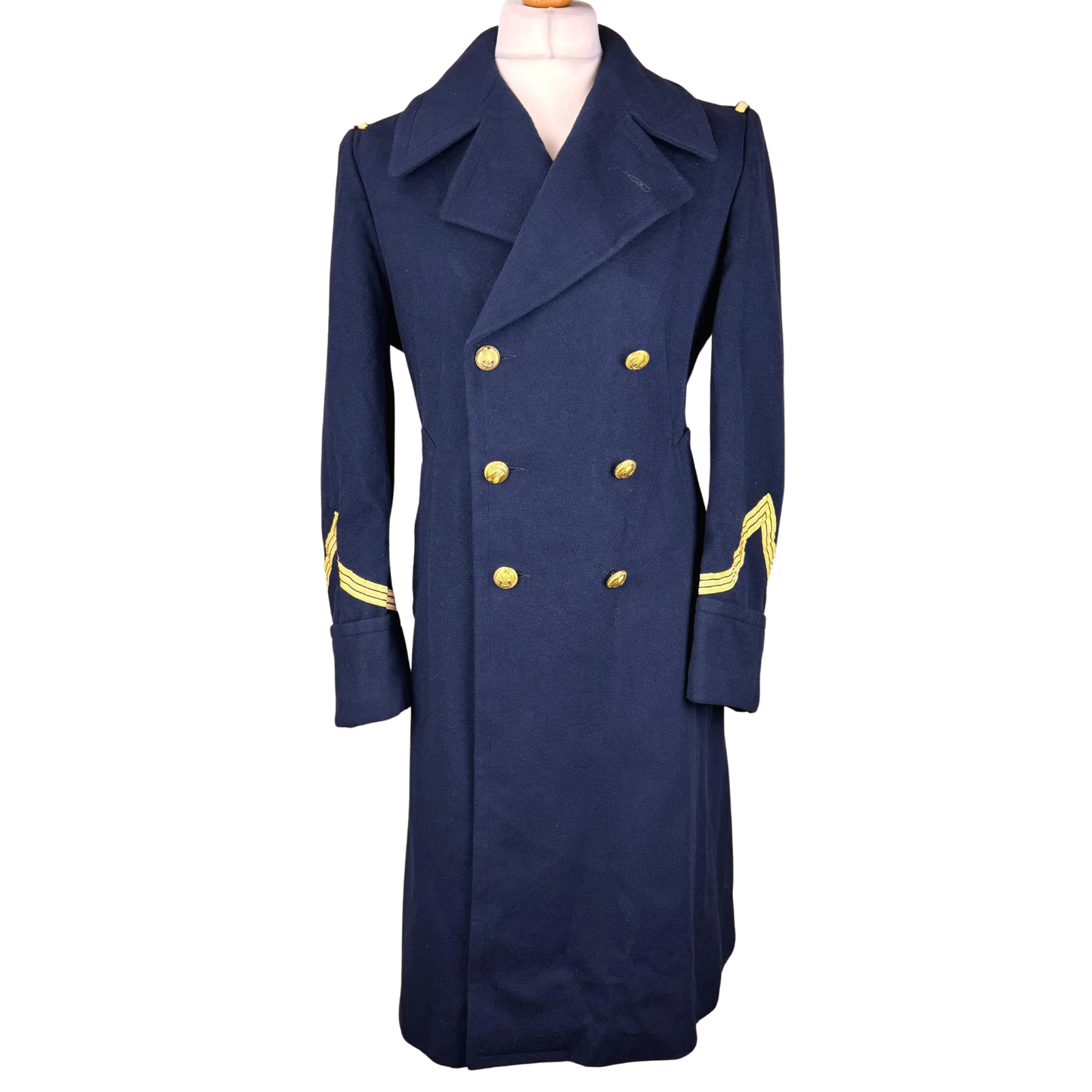 U.S. Navy Officer Reefer Jacket Double-Breasted -French Naval peacoat