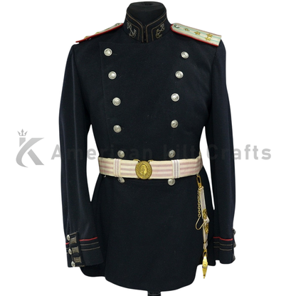 Men's Historical Military Jacket | Russian Royal Guard Gold Tunic