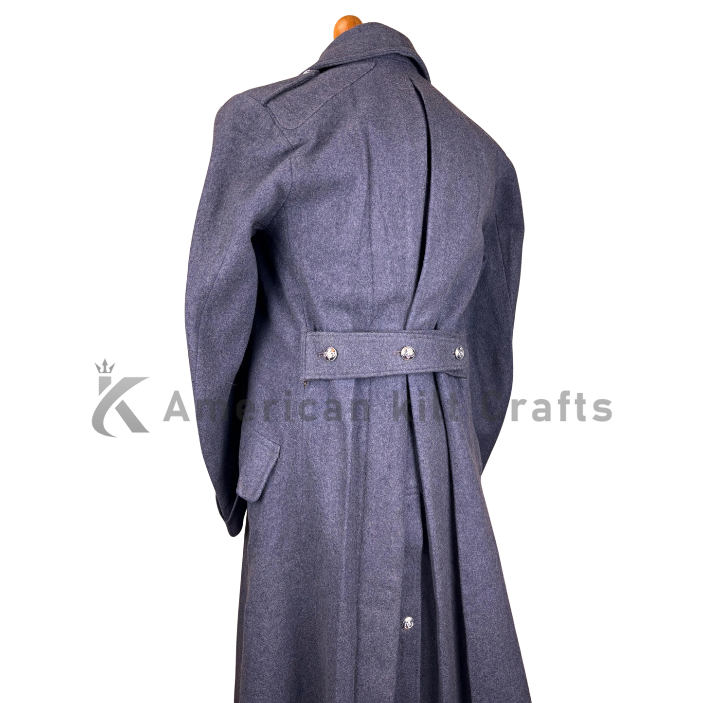 British Army Guards Wool Military Greatcoat-vintage military overcoat