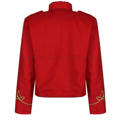 New Traditional Scottish Men’s Military Drummer Parade Jacket - The Perfect Blend of Tradition and Trend