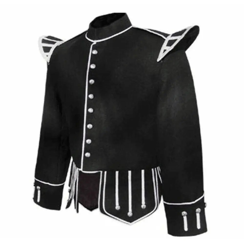 Military Piper Drummer Doublet Highland Jacket - A Legacy of Luxury