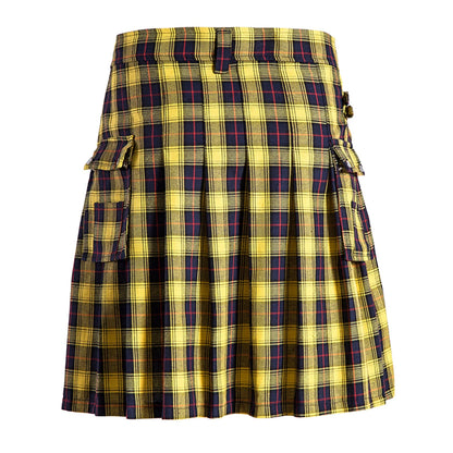 Premium Scottish Men's Traditional Highland Tartan Kilt Modern Utility Kilt - Made to order