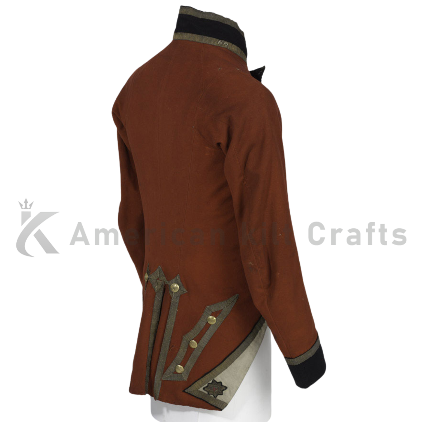 Men's 1815 Napoleonic British Officer Jacket-Historical military uniform