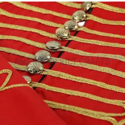 New Traditional Scottish Men’s Military Drummer Parade Jacket - The Perfect Blend of Tradition and Trend