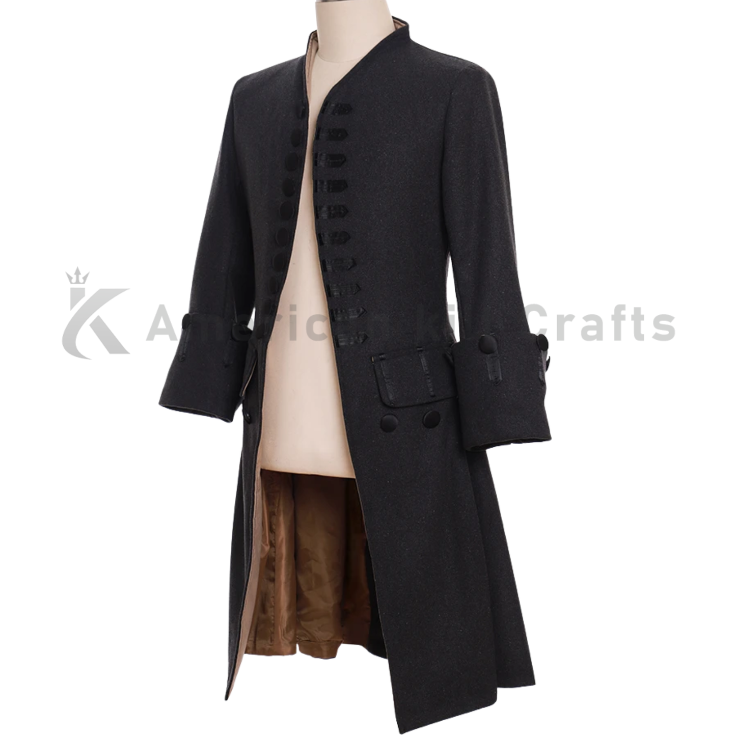 Men's 18th Century Royal Prince Coat | Luxury Colonial Military Uniform