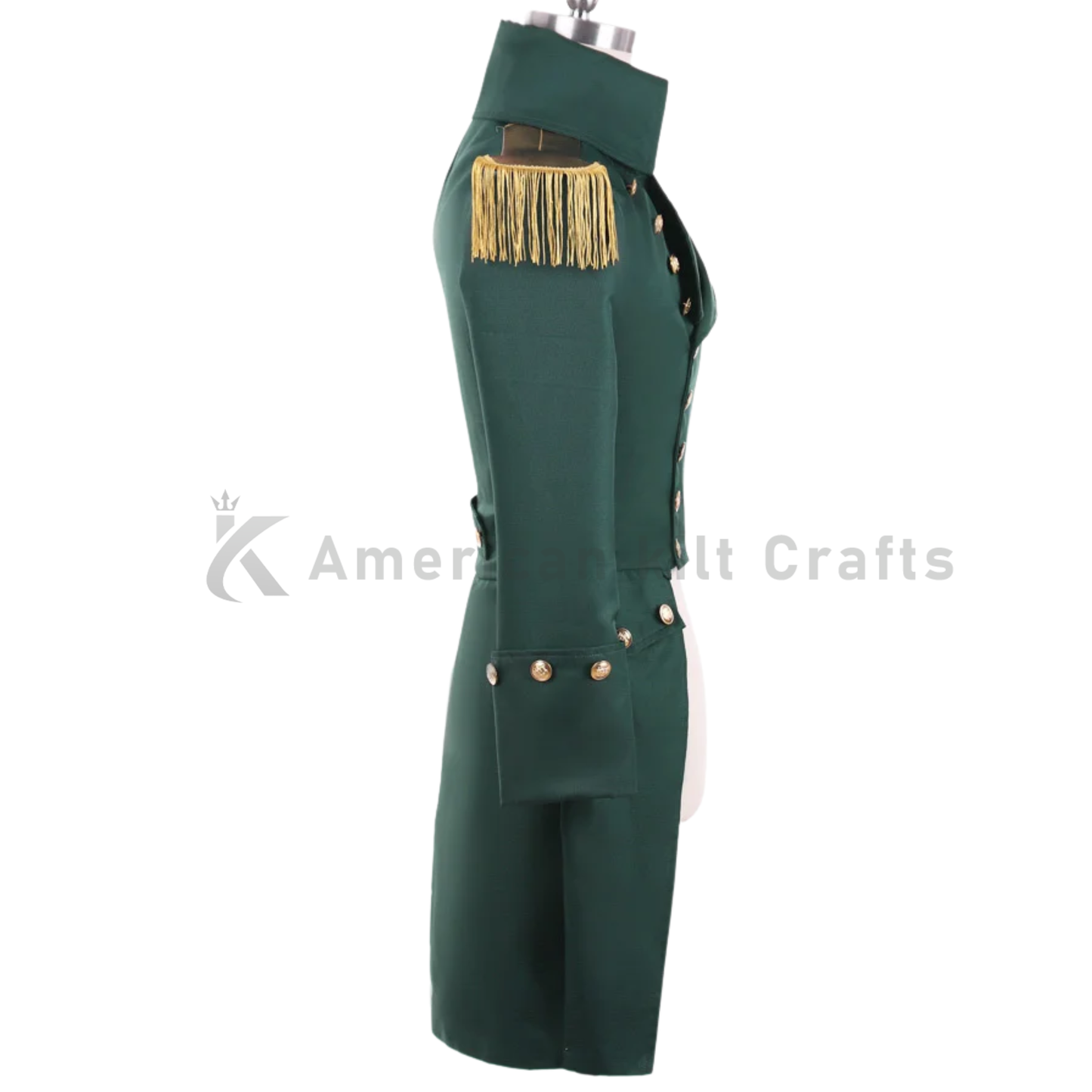 Men's Gothic Military Doublet | Retro Medieval Aristocrat Officer Jacket