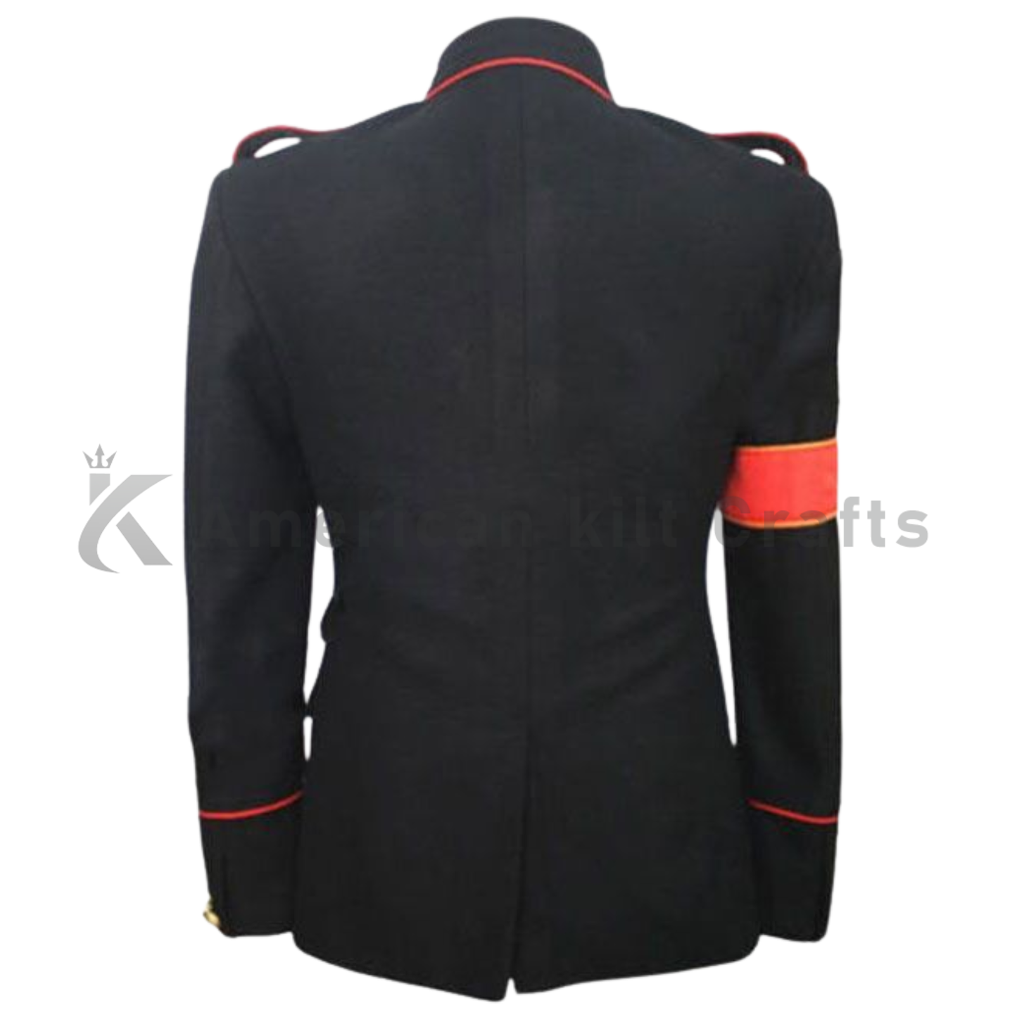 Men's Michael Jackson Bad Military Jacket | Black Wool Parade Style Jacket