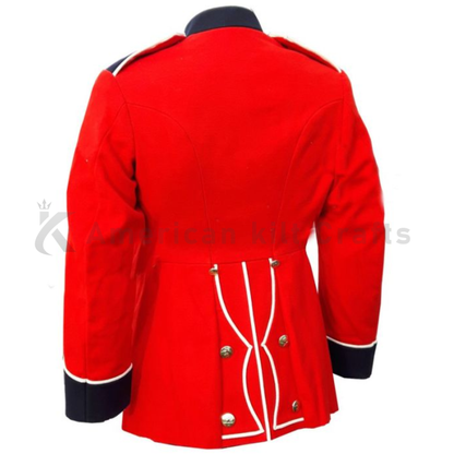 Men's British Officer Red Army Wool Uniform Dress Tunic Jacket |British army uniform