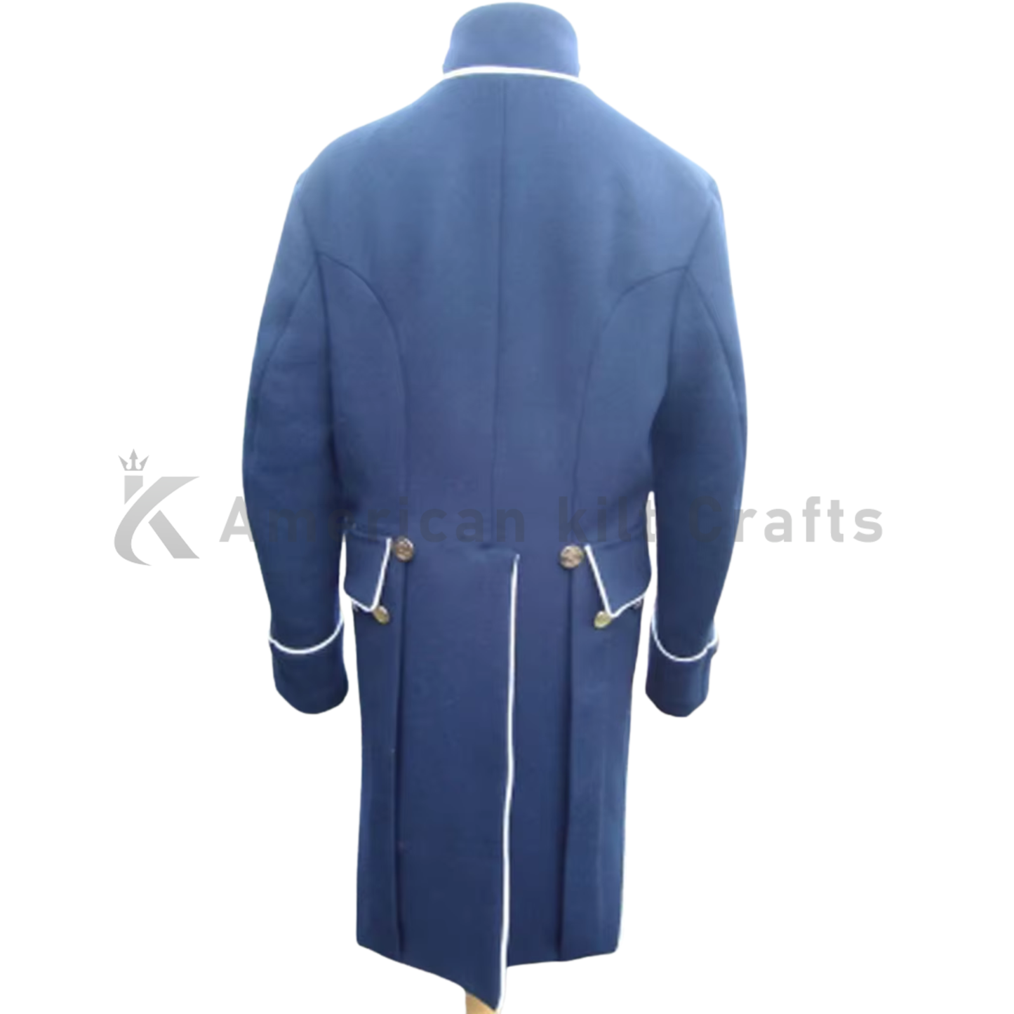 Men's Napoleonic Regency Naval Tail Coat Jacket- Historical uniform