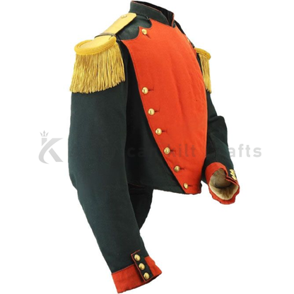 Men's Captain Krka Dragon Wool Coat  | Napoleonic Era Style Coat