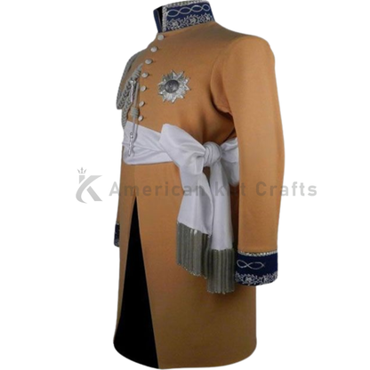 Men's Bonaparte King of Westphalia Military Coat – Silver Embroidery Uniform |Military uniform