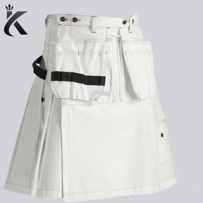 Carhartt White Utility Work Kilt – Durable, Functional, and Stylish