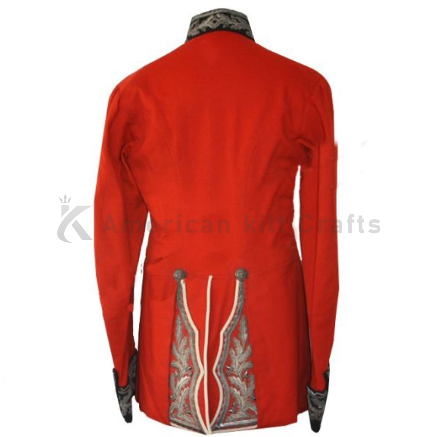 Men's British 1880 Scarlet Dress Tunic Wool Military Jacket |British army jacket