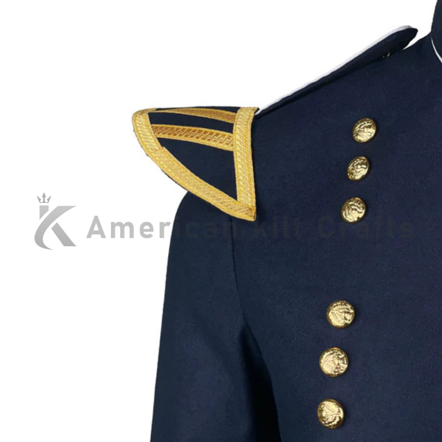 New Scottish Military Piper Drummer Doublet Highland Jacket Black Doublet Tunic Jacket - Drumming Dynasty