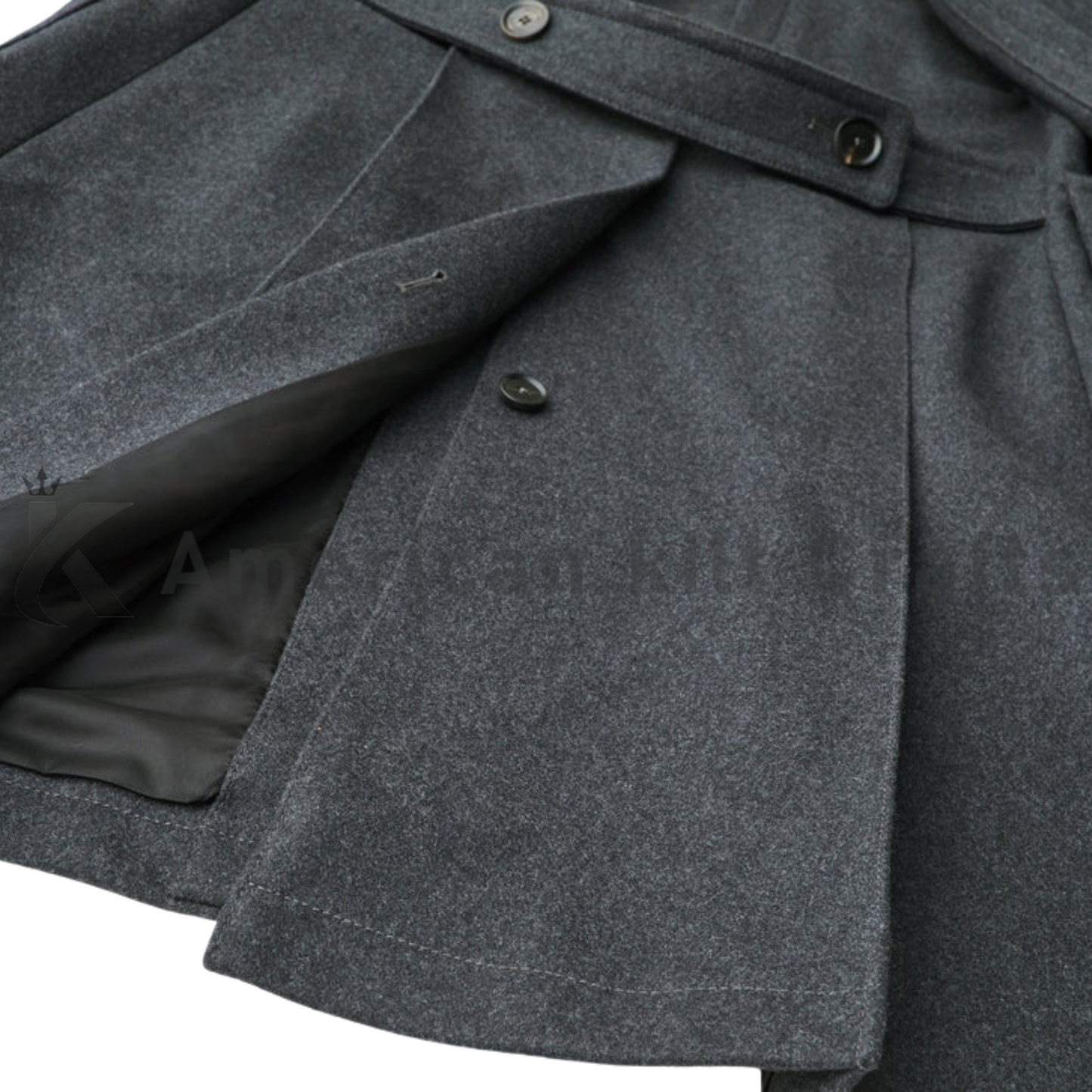 Men's Milford Military Overcoat - Modern Double-Breasted Winter Trench