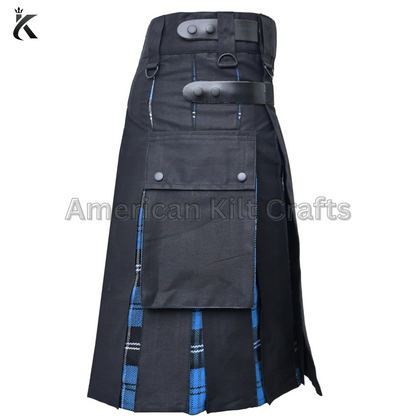 Custom Ramsey Blue Hybrid Kilt – Made for Comfort & Style