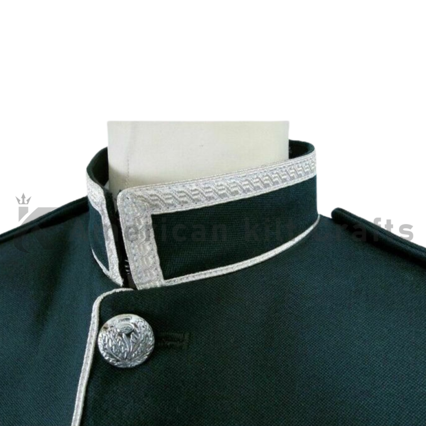 Men's Wool Blend Military Piper Drummer Doublet Highland Jacket |Scottish ceremonial jacket