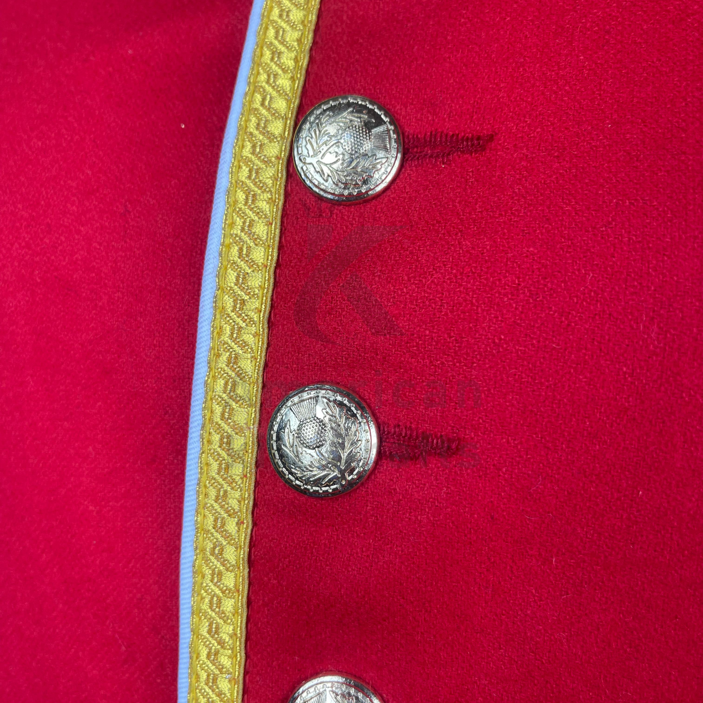 Scottish Red Military Doublet Jacket | Piper & Drummer Parade Kilt Jacket | Bagpiper Marching Band Tunic for Men