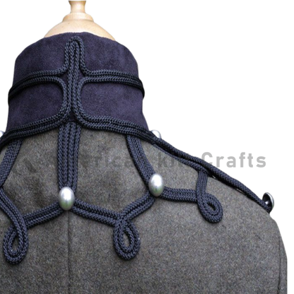 Men's Richard Sharpe Military Jacket | Napoleonic Hussar Style Wool Uniform Coat