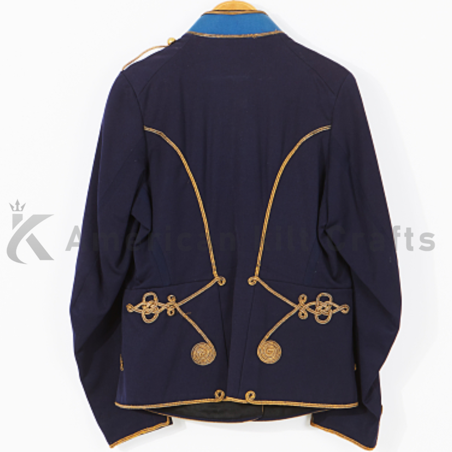 Men's Swedish Hussar Officer Uniform | Blue Braided Military Dolman