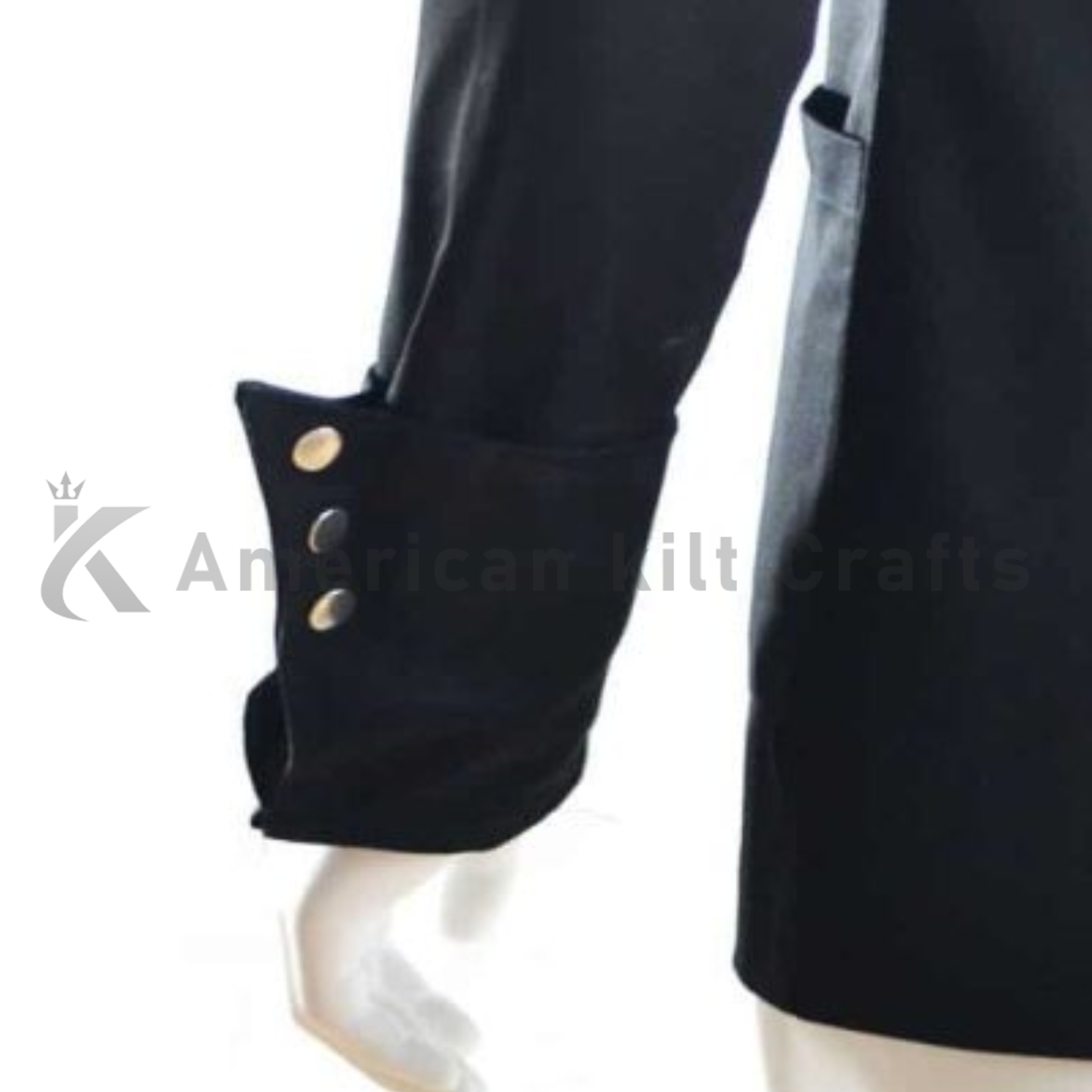 Men's Gothic Military Jacket- Loki Style Heavy Cotton Military Uniform
