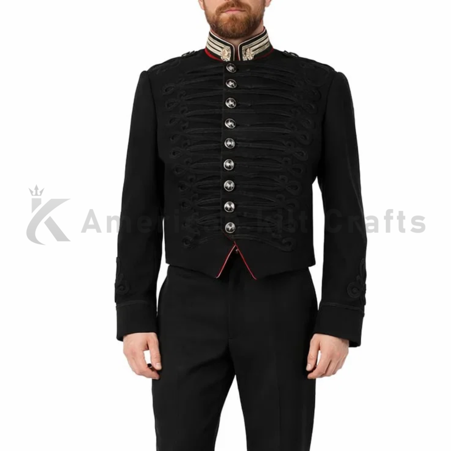 Women's Gothic Military Uniform Jacket | Steampunk Officer Cosplay Tunic