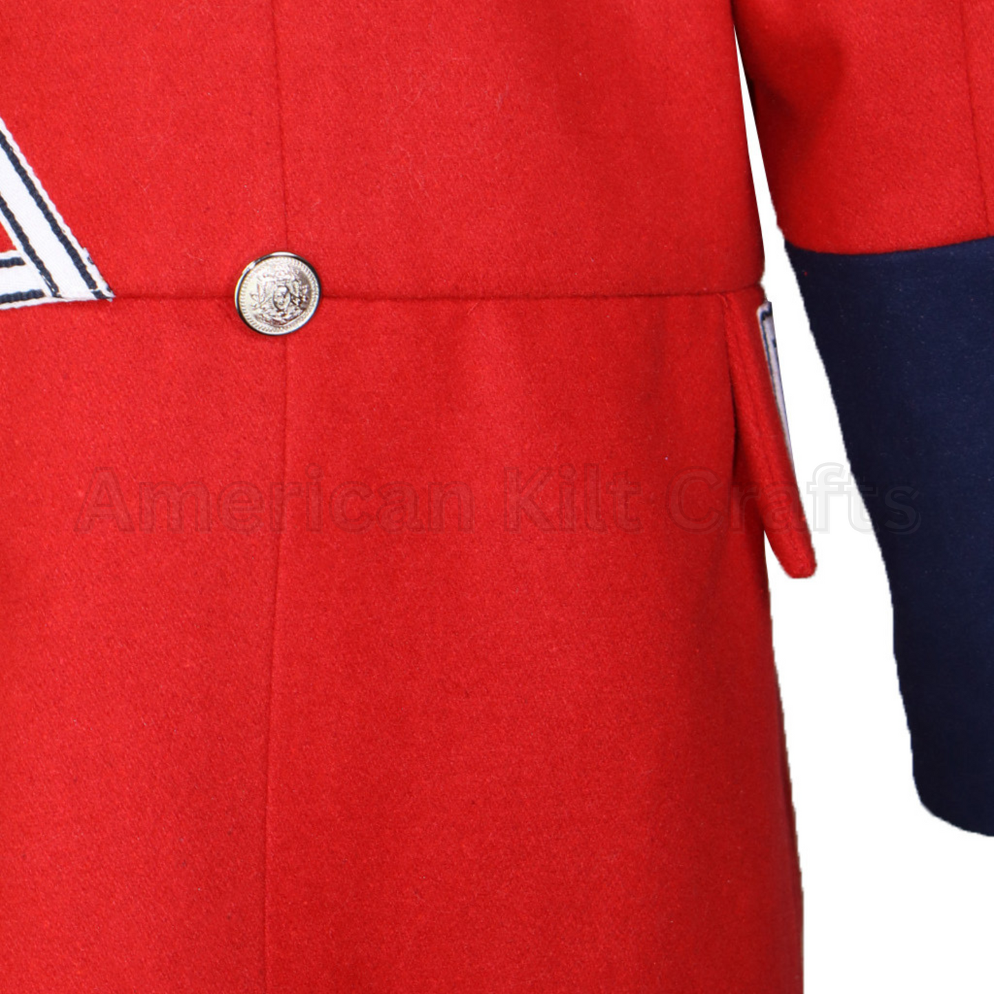 Men’s British Redcoat Jacket – 18th Century Military Tailcoat Uniform