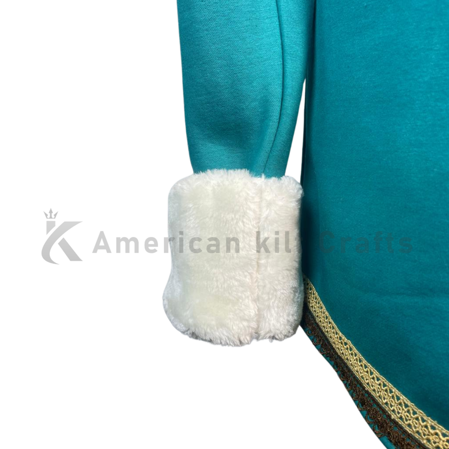 Buddy Christmas Cosplay Jacket | Teal Elf Costume Coat for Men