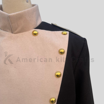 WW1 British 17th Lancers Officer Tunic | Vintage Military Full-Dress Plastron Coat | Historical Reenactment & Steampunk Uniform Jacket