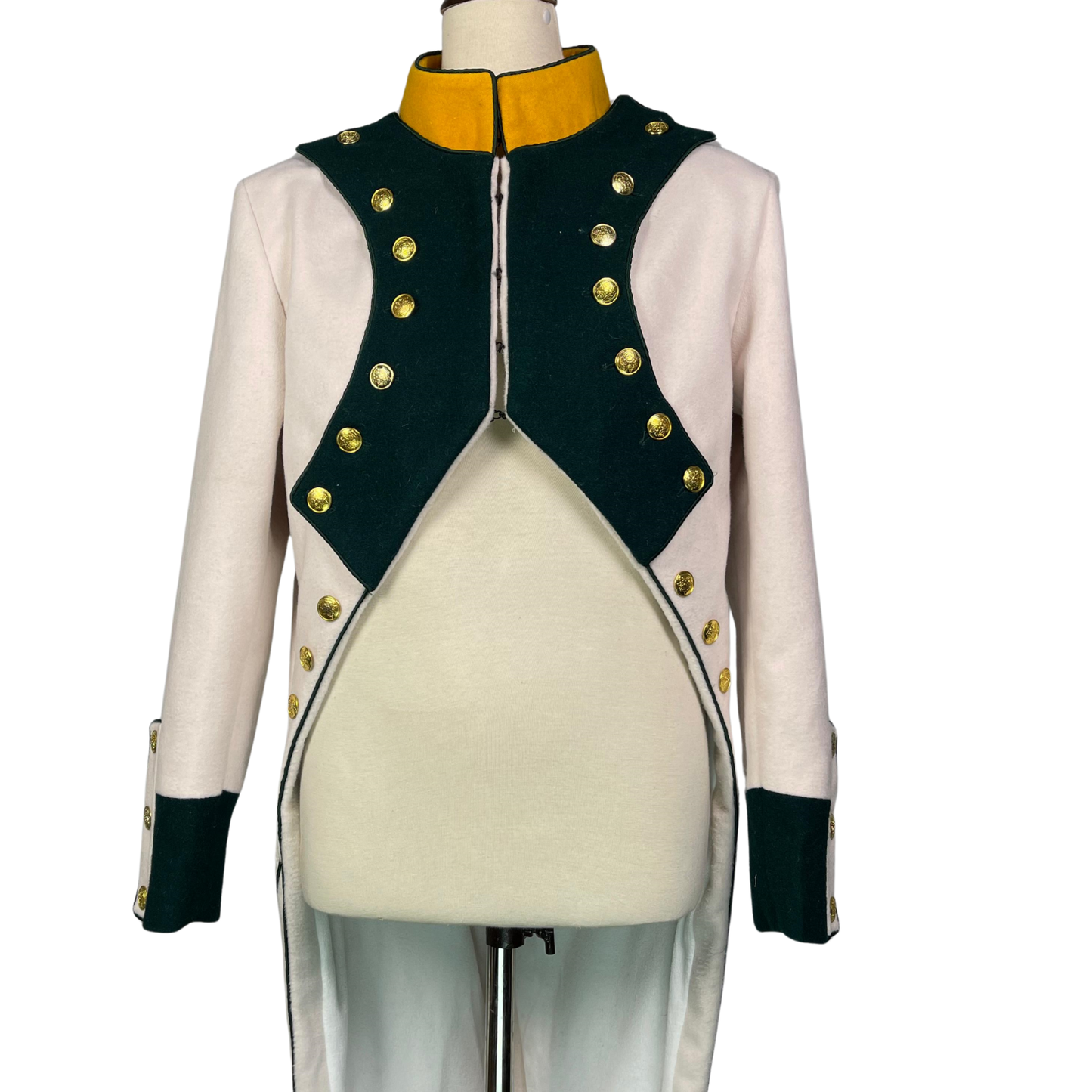 Napoleonic French Infantry Frock Coat — 1809–1813 Officer Tailcoat | Vintage Military Reenactment, Cosplay & Steampunk Jacket for Men