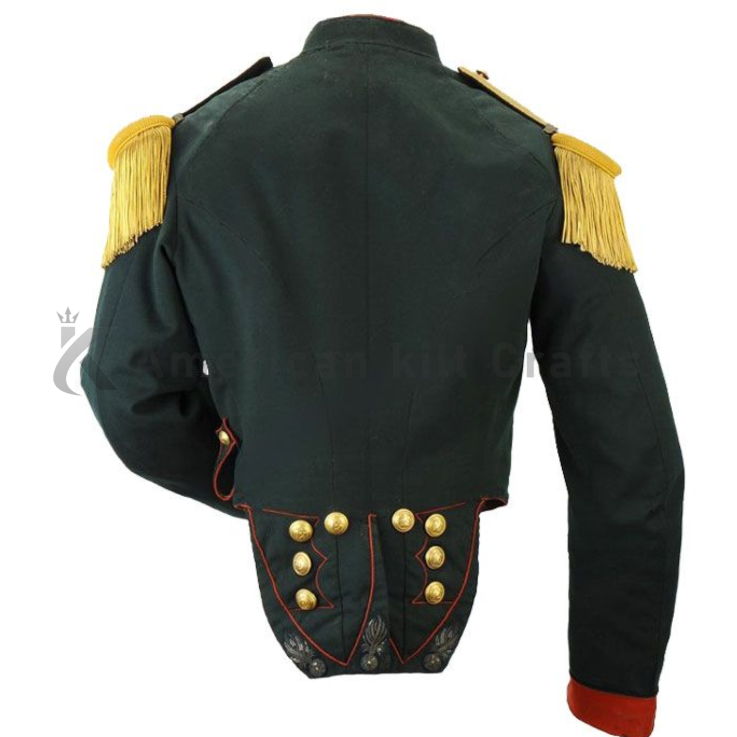 Men's Captain Krka Dragon Wool Coat  | Napoleonic Era Style Coat